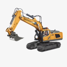 1:20 RC Excavator, 2.4GHz 11CH, Light & Music, Educational Construction Toy, Compatible with LEGO