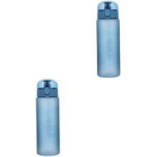 Lot de 2 gourdes de sport portables pour enfants, isothermes, en polypropylène.