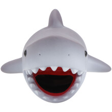 FRCOLOR Rallonge de robinet baleine dessin animé pour enfants, dispositif de lavage des mains, couvercle de robinet étanche en plastique gris,