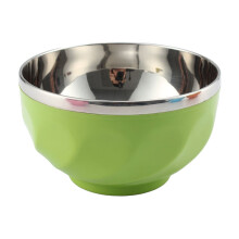 Uxgjfwu Kids304 Tazón de acero inoxidable, tazones aislantes para sopa y cereales, vajilla colorida e irrompible para niños pequeños