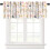 Boho Rainbow Barngardinkappor, Stångficka, 135x43 cm, för Sovrum, Barnrum, Kök, Vardagsrum – 1-pack 1