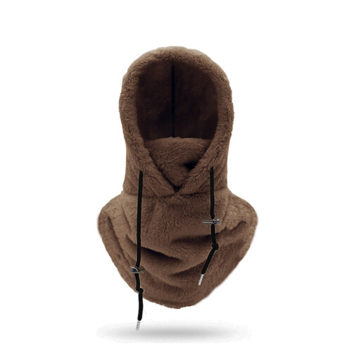 Balaclava vinter ansigts- og halsmaske DarkBrown