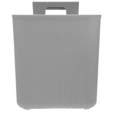 Poubelle compacte grise, 1 pièce, 27 cm (10,6 po)