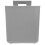 Lixeira compacta cinza, 1 unidade, 27 cm (10,6 pol.) 1