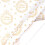 Honmine witgouden kerstcadeaupapierrol met 1