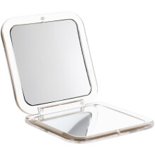 Miroir de poche Lixi, miroir grossissant portable pour le maquillage (1 pièce)