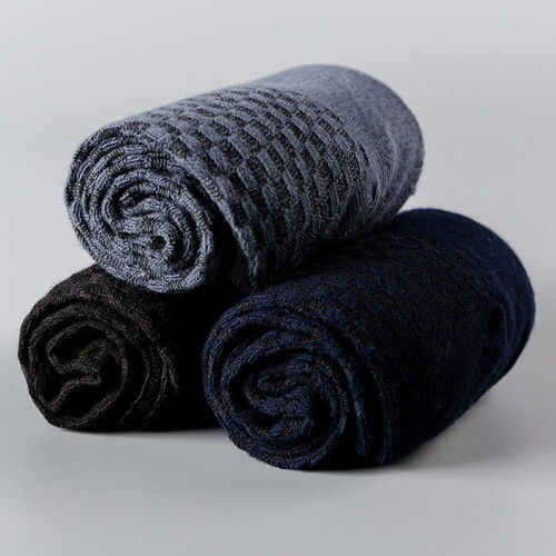 harmtty5Pairs Ανδρικές Κάλτσες από Bamboo Fiber Cozy, Ανθεκτικές στον Ιδρώτα, Μεσαίου Τύπου, 2