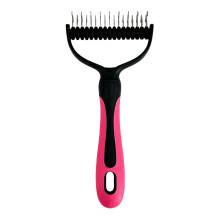 Deshedding Dog Brush for Long Haired Dogs Cats Undercoat Shedding Rake for Dematting Detangling Matted Fur And Knots Pet Grooming Supplies