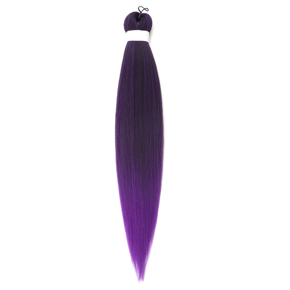 Long Braiding Hair Pre Stretched Synthetic Hair Extensions for Braids,Multicolored Hair Extensions for Stage Party Halloween Costume Cosplay