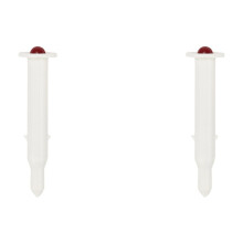 Kunststoff-Pop-up-Truthahnthermometer-Set, rot, 2 Stück