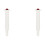 Kunststoff-Pop-up-Truthahnthermometer-Set, rot, 2 Stück 1