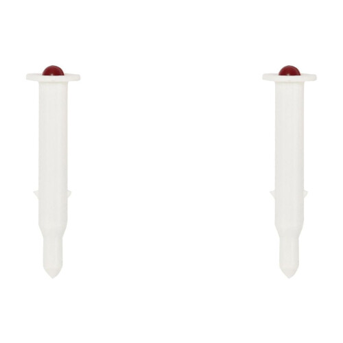 Kunststoff-Pop-up-Truthahnthermometer-Set, rot, 2 Stück