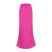 YOUSNH Slim Fit Raffrock für Damen, Bleistiftrock mit Gummizug, figurbetonter Rock mit Raffungen und Meerjungfrauenschnitt, Damenrock, Pink, Größe