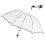 Draagbare, windbestendige, transparante paraplu 1