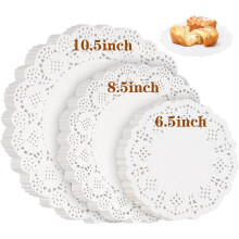 White Paper Doilies Assorted Sizes 250 pcs