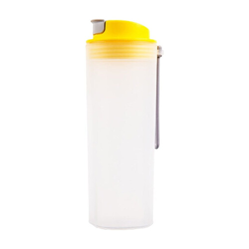 550ml portable shaker cup single layer plastic 1