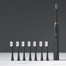 lulshou Electric Toothbrush with 8 Brush Heads,Smart Rechargeable Electric Toothbrush, Smart 6-speed Timer Electric Toothbrush IPX7