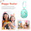 2 τεμάχια στολίδια πασχαλινών αυγών, πασχαλινά στολίδια για δέντρο, πασχαλινές 5