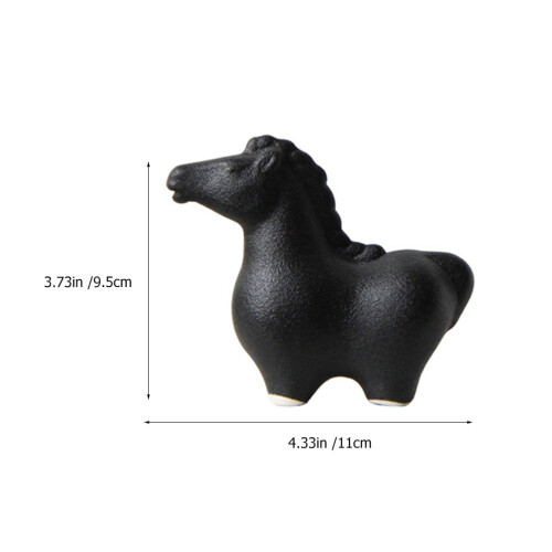 Keramik-Pferdefiguren-Set (2 Stück) 1