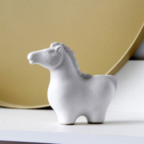Keramik-Pferdefiguren-Set (2 Stück) 2