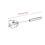 Ημιαυτόματο χτύπημα αυγών από ανοξείδωτο ατσάλι, 12 ιντσών, συμβατό με 2