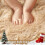 120 cm rundt beige rufsete teppe 2