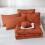 Burnt Orange Queen 7-Piece Comforter Set 5
