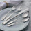 Bestick Flight, Teskedar, Rostfritt Stål, Set med 6 5