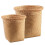 OUNONA 2Pcs Light Brown Woven Trash Can Straw Braid Basket Multipurpose Storage Container for Home 3