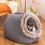 Sac de couchage chaud et fermé pour chat Nebwoak 4