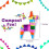 Mini Cactus Pinatas for Birthday Party, Yellow, 6-Pack 2