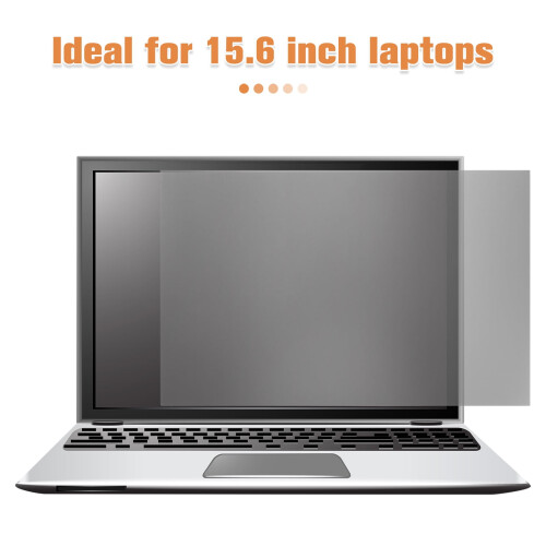 Película de privacidade para laptop de 15,6 polegadas - PET transparente 2