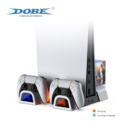 Supporto di raffreddamento RGB 3 in 1 per PS5 Slim Pro 2
