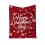Flannel Throw Blanket – Soft Red Heart Design 2