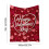 Flannel Throw Blanket – Soft Red Heart Design 3