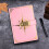 Agenda A5 con lucchetto a combinazione e design a bussola finto 4
