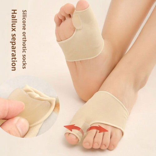 1 Pair Hallux Valgus Corrector Toe Separator Foot Sleeve 2