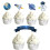KALLORY 26Pcs Outer Space Themed Cake Topper Birthday Cake Insert Topper Creative Cake Picks Assorted Color 2