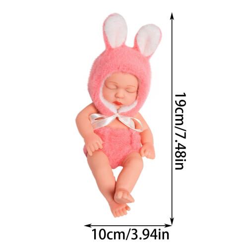 Mini bonecas de bebê de 7,5 polegadas, realistas e com roupinhas. Lindos bebês pequeninos para presentear em aniversários e chás de bebê. 1