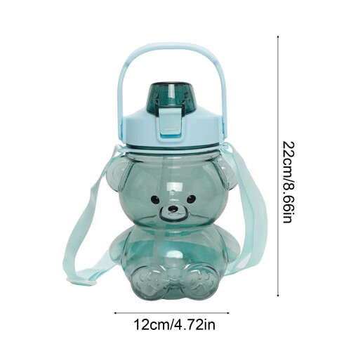 Water Bottle with Straw Large Capacity Leakproof 2