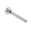 Silver Horn Mouthpiece Metal Easy Blowing Performance 1Pack 5