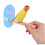 Bird Perch Suction Cup Stand Wooden Acrylic 2-Pack 6