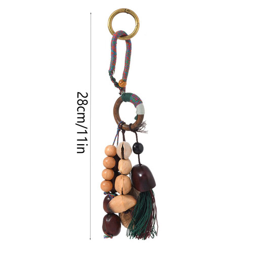 Natural Shell Bell Wind Chime, 11 in, Handmade 2