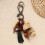 Natural Shell Bell Wind Chime, 11 in, Handmade 4
