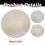 Silver Circular Vinyl Placemat 15 Inch 2