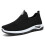Herre åndbare mesh casual sneakers sorte størrelse 41 1