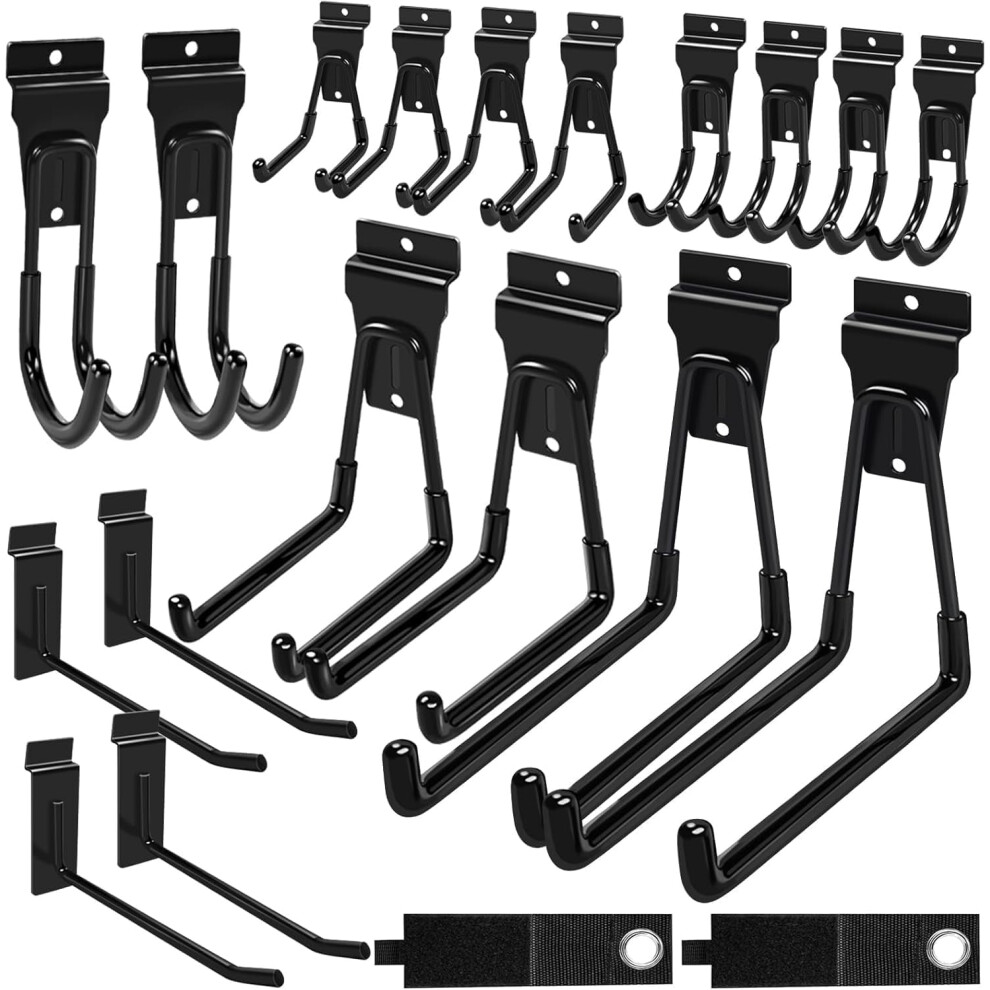 20-Pack Slatwall Hooks Â Durable, Heavy-Duty, Compatible With Slatwall Systems 9357860990578