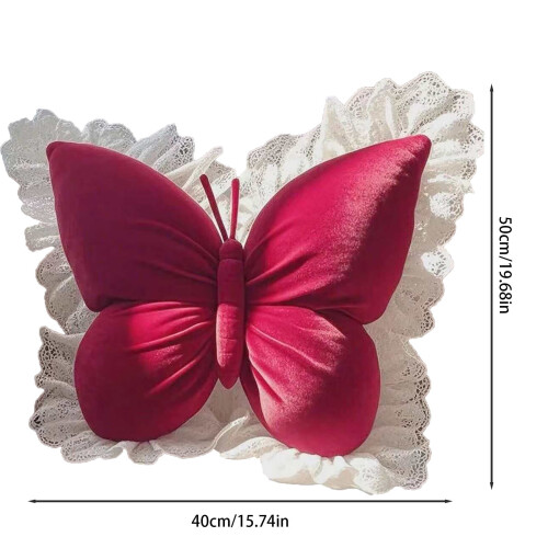 Almofada decorativa com laço Fmbmuo – Almofada de cor sólida para sofá e cama 2