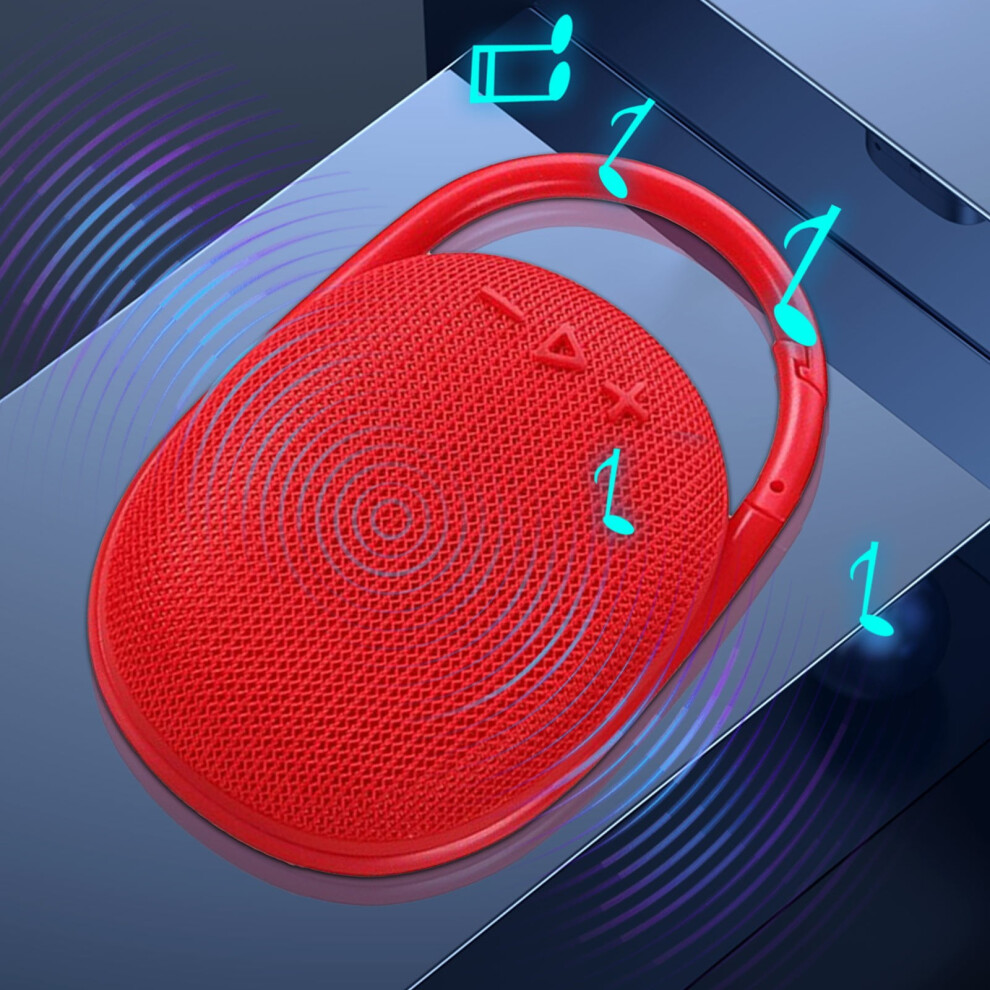 Cheaalet Portable Bluetooth Speaker With Led Lights, Carabiner & Fm Radio Â Enhanced Bass, Compatible With Clip4 9357860993944