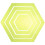 4Pcs Quilting Ruler Multi-use Patchwork Templates Hexagon Cutter Template Acrylic Ruler or Quilting 1
